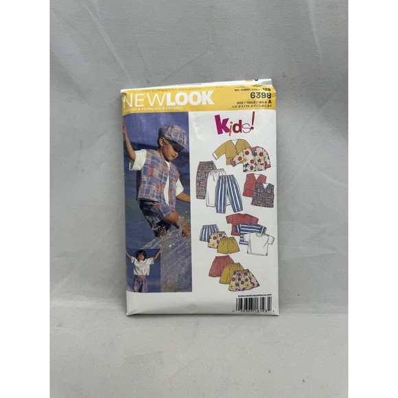 New Look Kids Separates Sewing Pattern 6398 Size 2-7 Pants Shorts Skirt Jacket - Picture 1 of 4